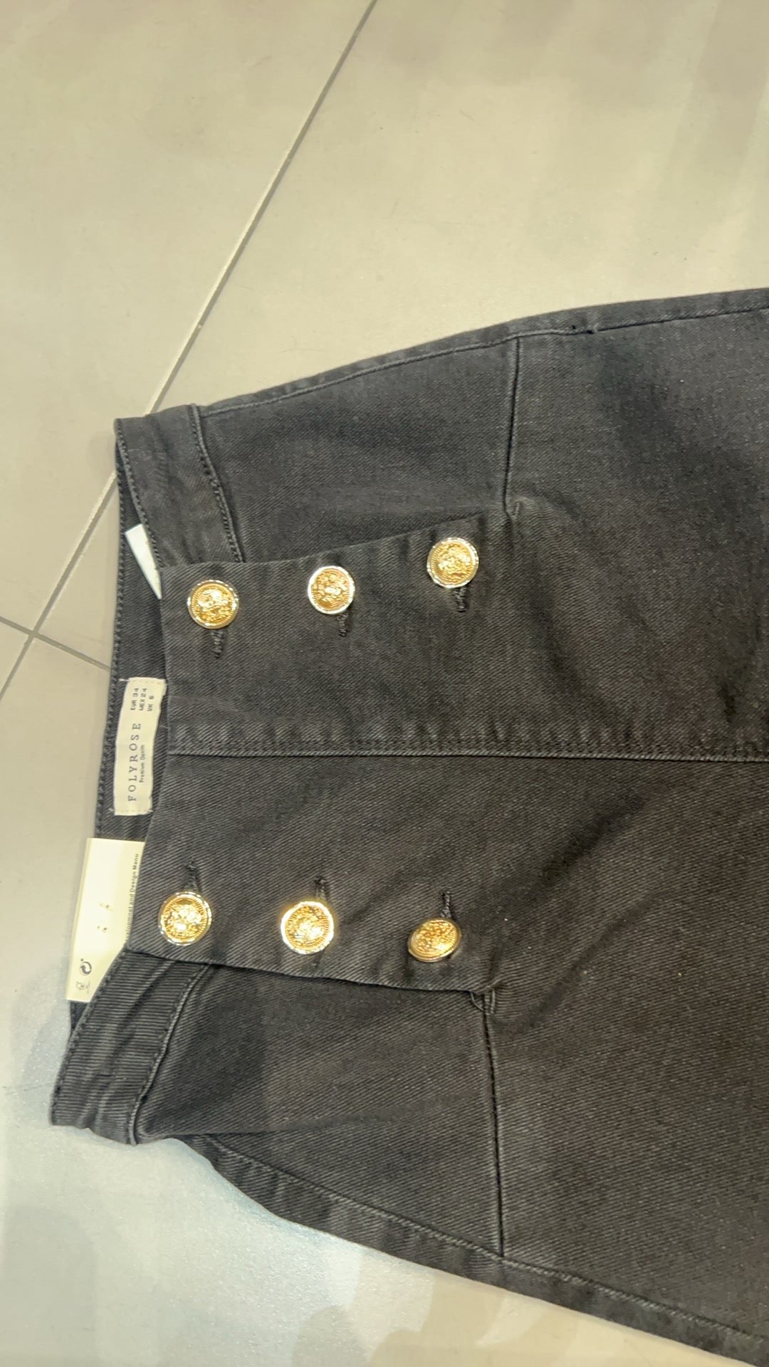 WIDE-LEG MID WAIST JEANS 6296A