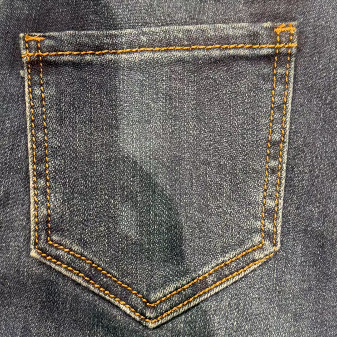 NAVY BLUE HIGH-WAIST SCULPT JEANS F7325