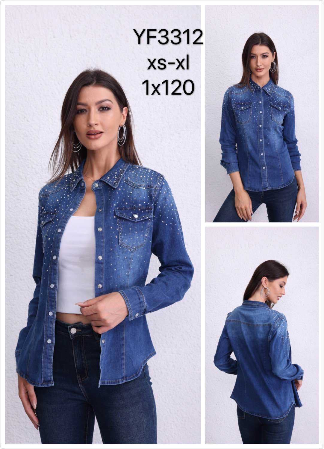 Spring and autumn slim fit shirtYF3312